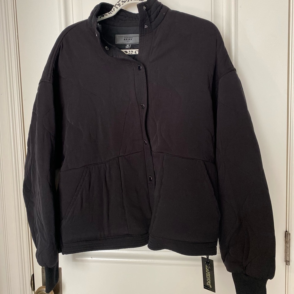 Blank NYC Firelight Quilted Jacket (BLACK)